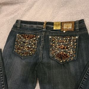 LA Idol cheetah 🐆  print jeans